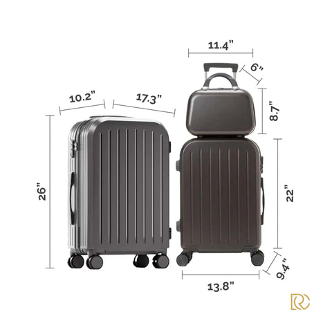 GlideGuard™ 3-Piece Luggage Set