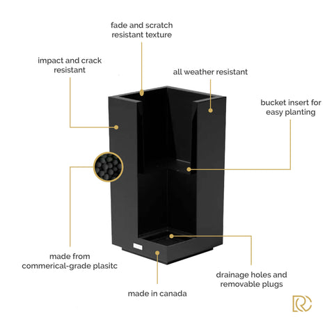 VersaPlanter™ Tall Pedestal Planter