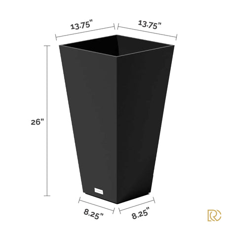 VertaPlan™ 26-Inch Conical Resin Flowerpot